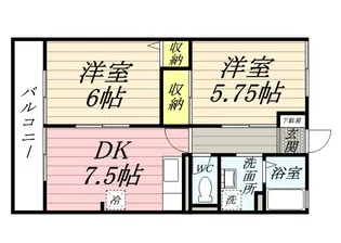 ファミールコート【1階】の間取り