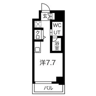クラリッサ川崎ソレイユ【3階】の間取り