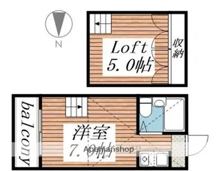 パンシオン 元住吉【1階】の間取り