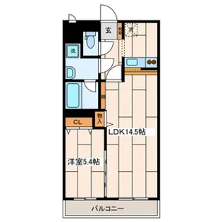 ネオポリストキワⅦ【2階】の間取り