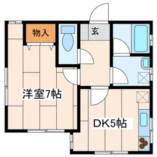 ベルファミール【1階】の間取り