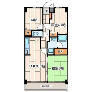 グランドール井上【3階】の間取り