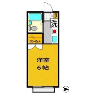 西戸部ダイヤモンドパレス【2階】の間取り