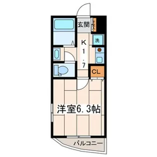 ラネージュ鷺沼【4階】の間取り
