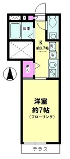 コーラル K【1階】の間取り