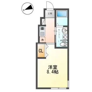 セレッソ鶴巻【2階】の間取り