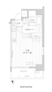 TIーKAWASAKI【4階】の間取り