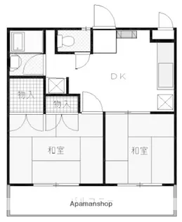 ヒルコーポ星野【3階】の間取り