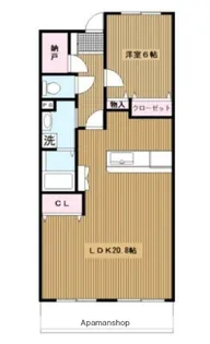 クレールメゾン都筑【1階】の間取り