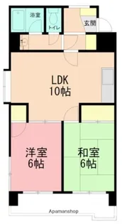 日宝コート金沢文庫【2階】の間取り