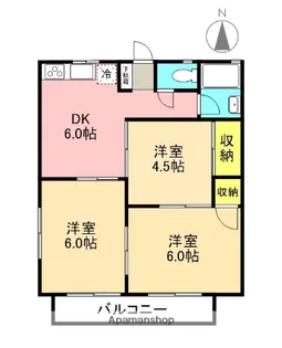 メゾン海老名【2階】の間取り