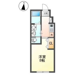 ドミール 本厚木【2階】の間取り