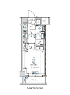 スクエアシティ横浜鶴見【1階】の間取り