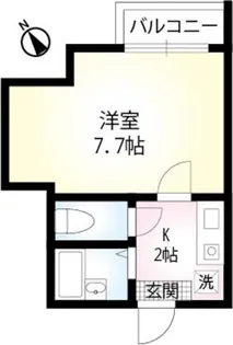 ウィズプレイス高津【3階】の間取り