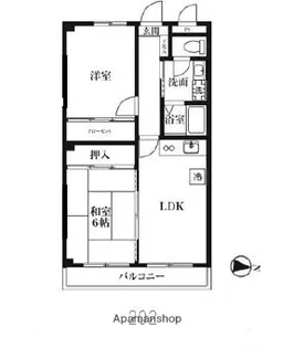 エミナス能見台【2階】の間取り