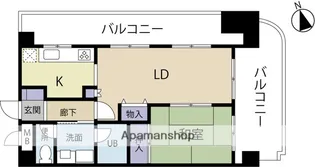 PRATIQUESHINMARUKO【6階】の間取り