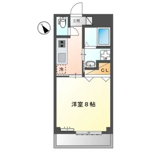 プルミエール港南【1階】の間取り