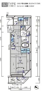 メインステージ横濱伊勢佐木Ⅲ【7階】の間取り
