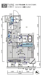 メインステージ横濱伊勢佐木Ⅲ【3階】の間取り