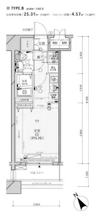 メインステージ川崎Ⅳ【11階】の間取り
