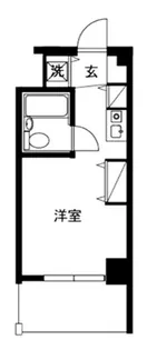 コスモハイム元住吉【3階】の間取り