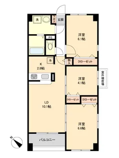 SーFORT青葉しらとり台【5階】の間取り