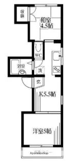 レガーロ横濱【2階】の間取り