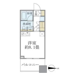 シティタワー大井町【4階】の間取り