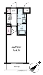 グリフィン新横浜・アリーナ前グリフィンシンヨコハマアリーナマエ【2階】の間取り