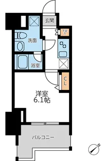 プライマル横濱平沼橋【5階】の間取り
