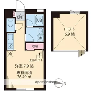 桜森スクエアⅠ【2階】の間取り