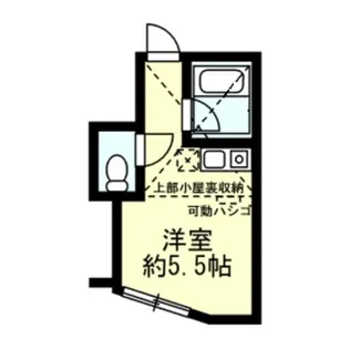 ユナイト追浜モンセラートの杜【2階】の間取り