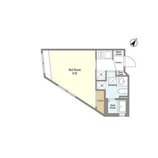 ラクラス洗足【4階】の間取り