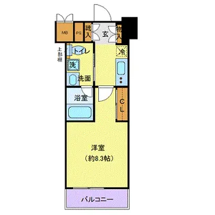 メインステージ横浜【11階】の間取り