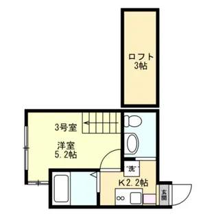 オアゾ相模原矢部【1階】の間取り