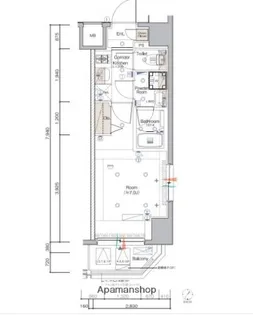 SYFORME KANNAI Ⅱ【8階】の間取り