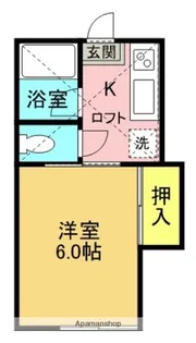 ビラ山富士【2階】の間取り