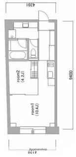 開洋館【5階】の間取り