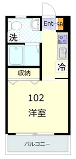 NAKAHA LIFE【1階】の間取り