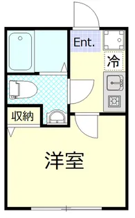 COLORZ HIYOSHI(カラーズヒヨシ)【1階】の間取り