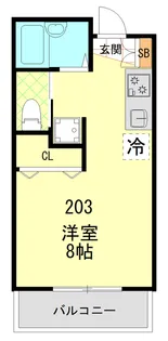 アルテ横浜杉田【2階】の間取り