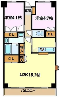 メゾンアイ【2階】の間取り