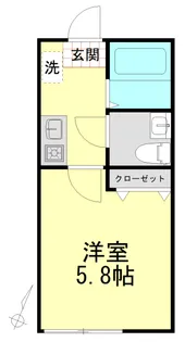 ピオ生麦【1階】の間取り