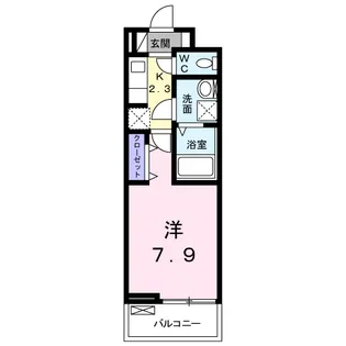 パルティール【3階】の間取り