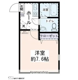 ラ・シャンス大和【2階】の間取り