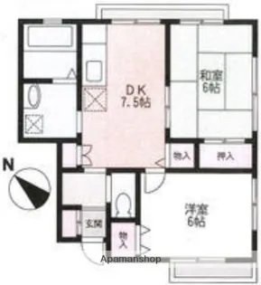 プランドール【2階】の間取り