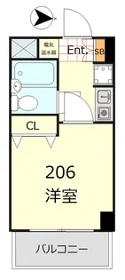 ストーク新丸子弐番館【2階】の間取り