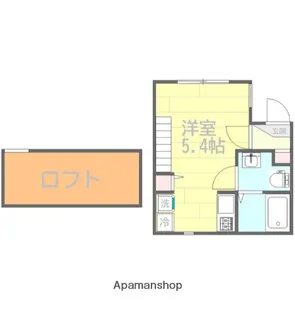 パークサイド金沢【2階】の間取り
