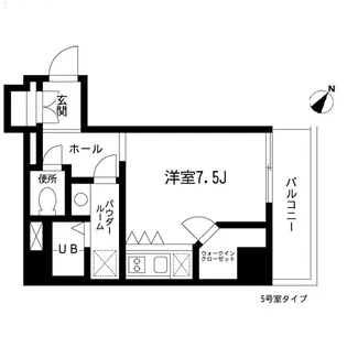 グロースメゾン新横浜【3階】の間取り
