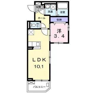 M・T・Kレストハイツ【2階】の間取り